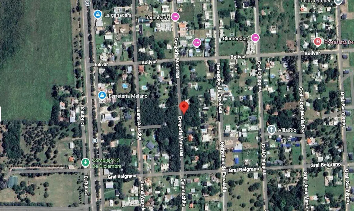 VENTA LOTES ANISACATE 1250 m2 B° PARQUE SAN MARTIN 3