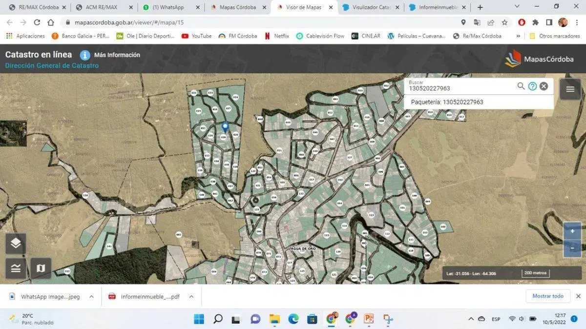 LOTE  AGUA DE ORO VENTA 4
