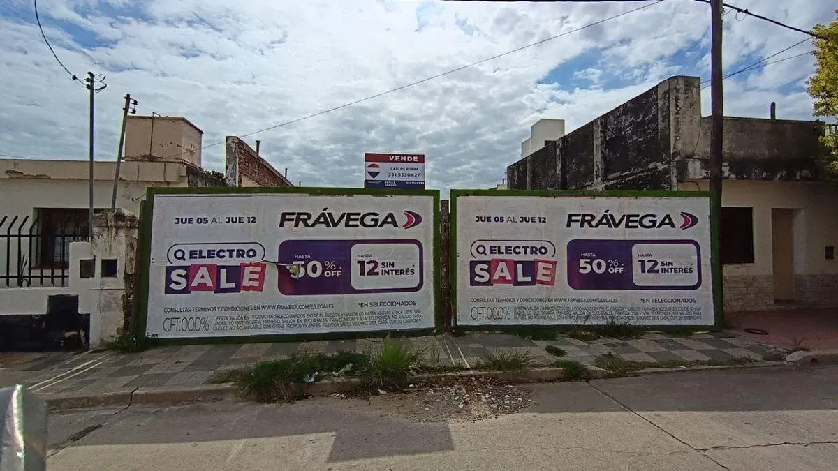 LOTE 325MT A MEDIA CUAFRA DE AV SABATTINI  2800 5