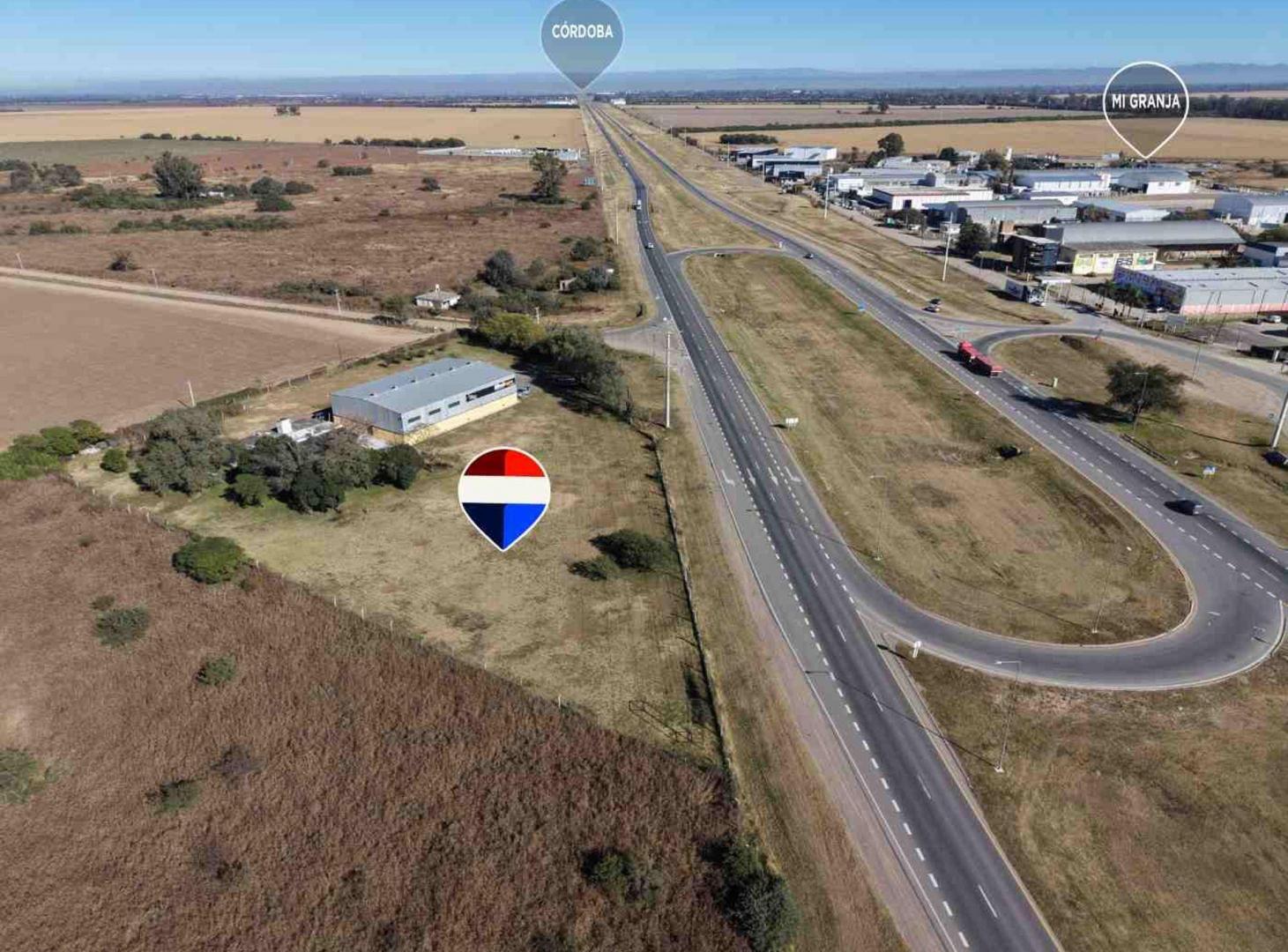 Foto de Vendo PREDIO c/ GALPON sobre ROTONDA YPF, Ruta 19, imagen 1