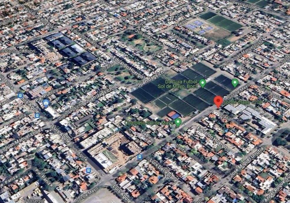 LOTE EN VENTA SOBRE AV SOL DE MAYO