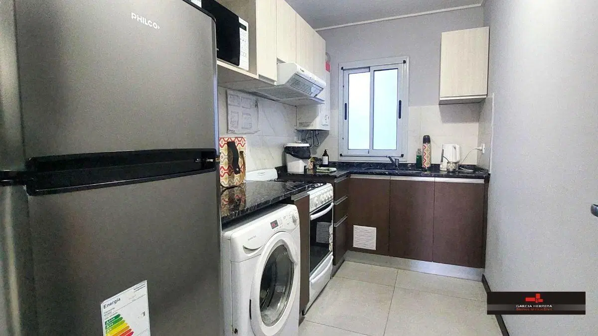 CENTRO: 2 DORMIT. AMOBLADO, FRENTE CON BALCON, COCHERA Y PILETA. 4