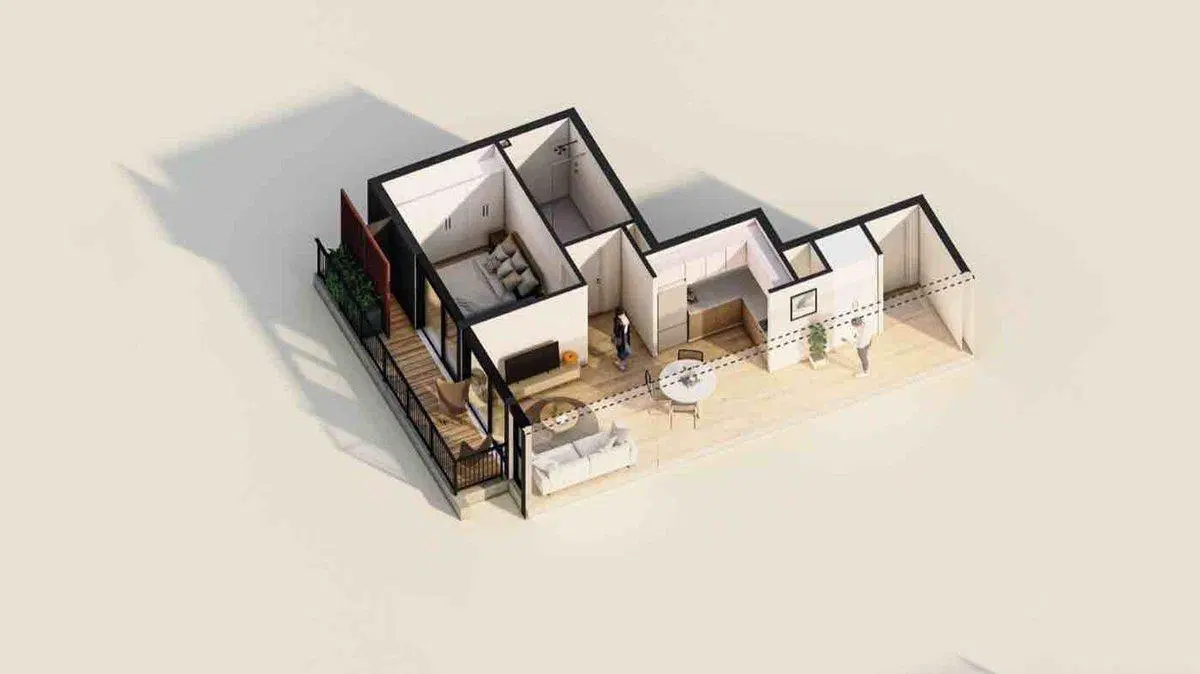 VENTA BARRIO SUR APTO 1 DORM. SEPTIEMBRE 26 FRENTE 4