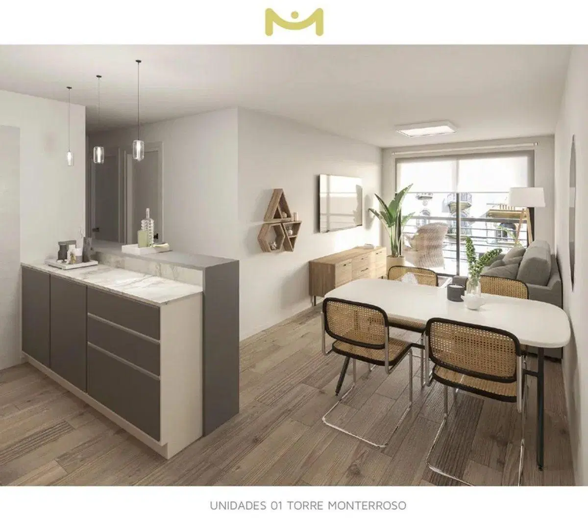 VENTA APARTAMENTO EN POZO 1 DORMITORIO CORDON 5