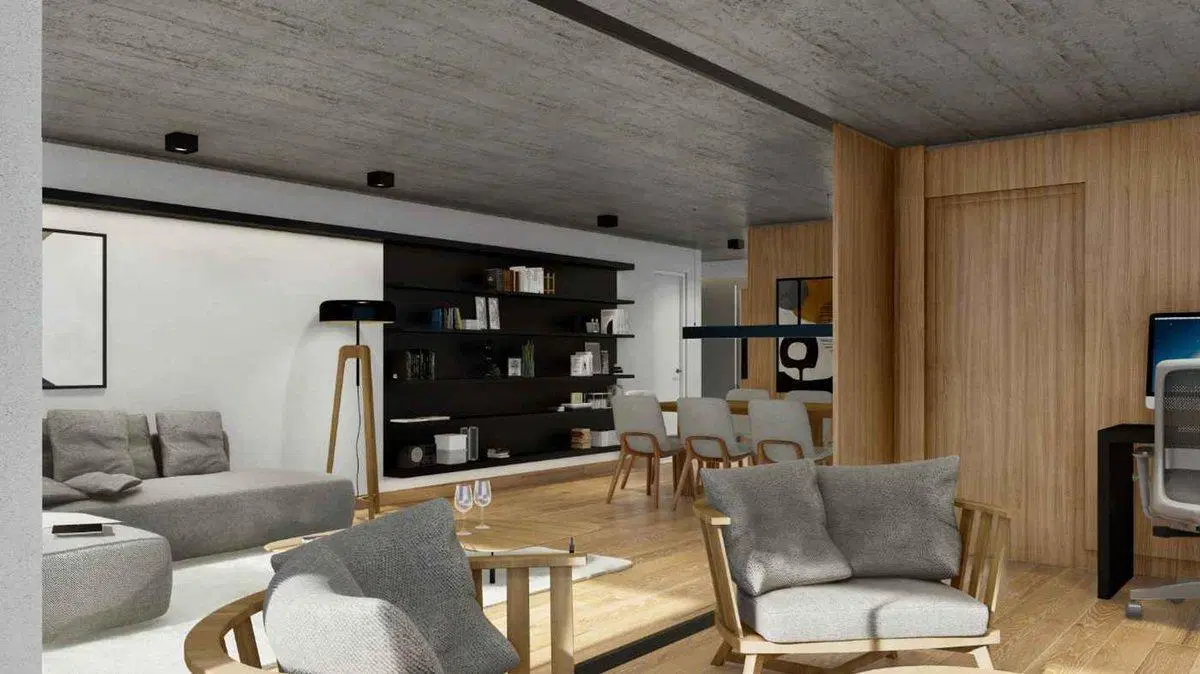 Venta apto 2/3 dorm. c / terraza al mar en Pocitos 3