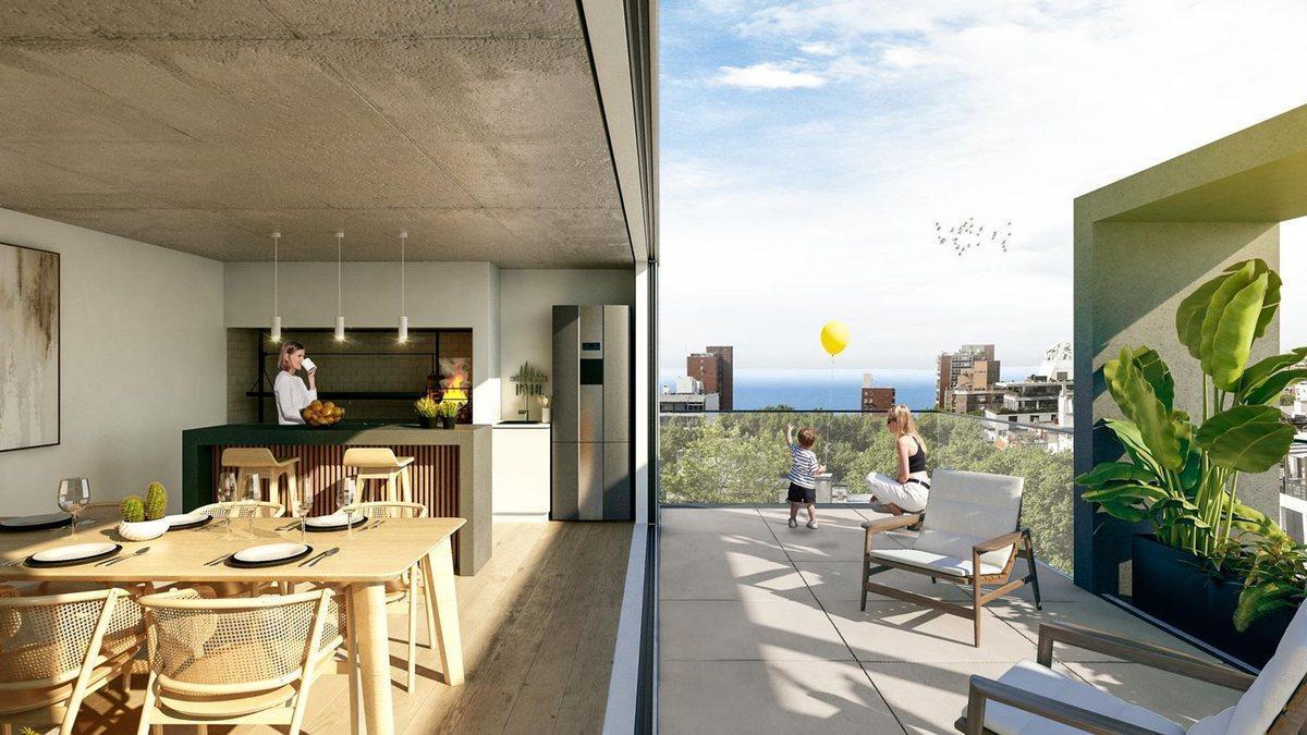 Foto de VENTA Apartamento CENTRO 2 dormitorios balcón POZO, imagen 3