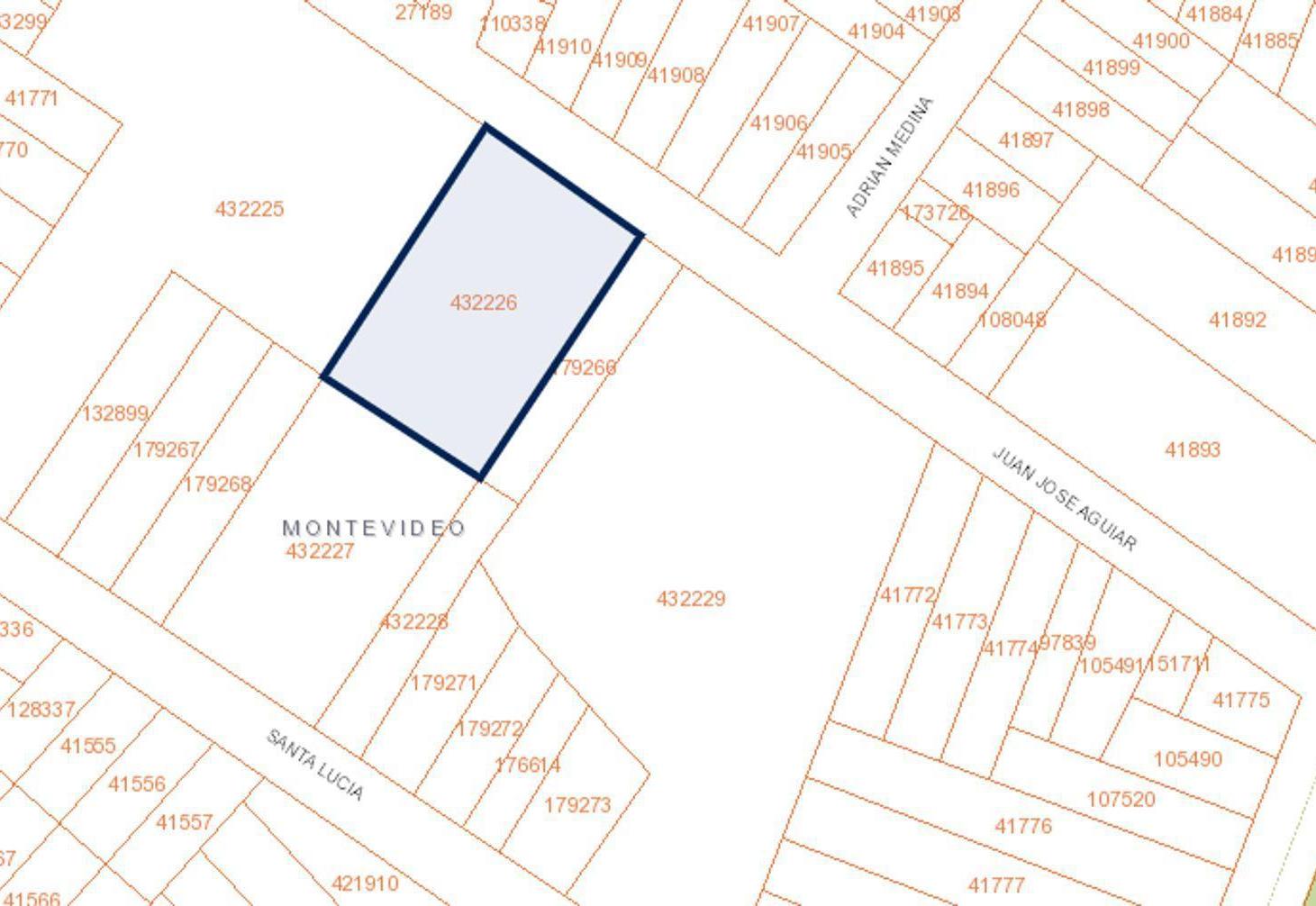 Foto de Venta de terreno 5504 m2, 3 padrones en el Prado, imagen 2
