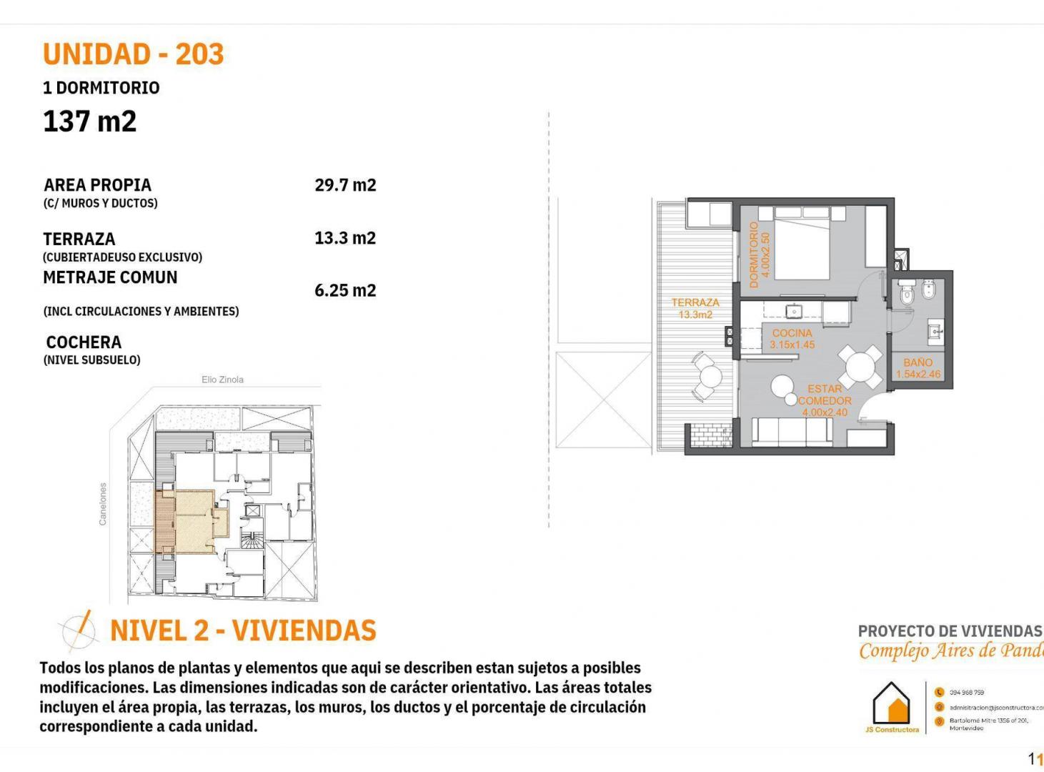 Foto de Apartamento de 1 dormitorio en Aires de Pando, imagen 2