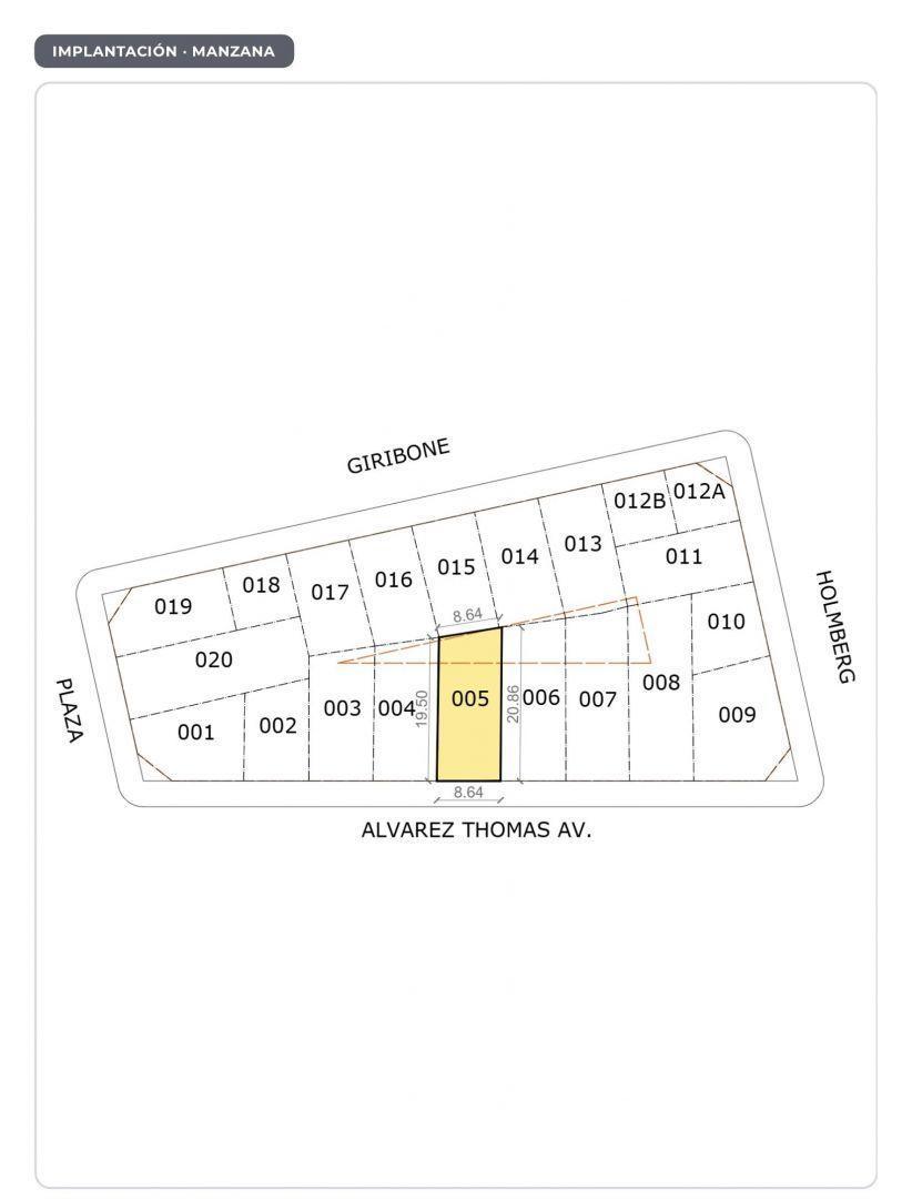 Foto de Lote . | ALVAREZ THOMAS, AVDA. 1840, imagen 2