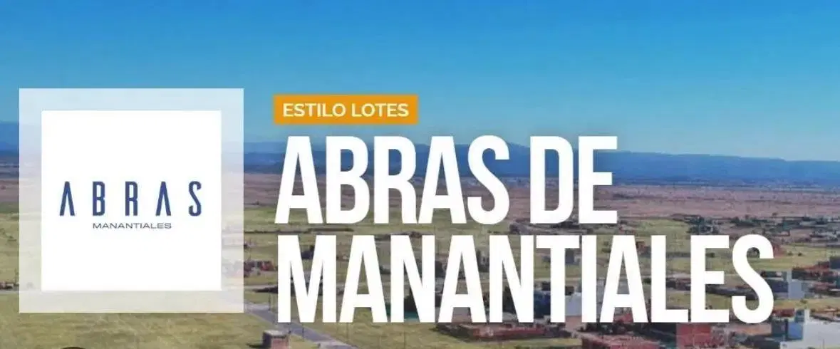 Abras de Manantiales Terreno 250m2 Fondo Norte 2