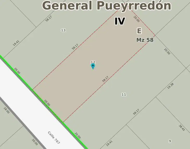 Lote de 20 x 58, a una cuadra del mar. CHAPADMALAL 1
