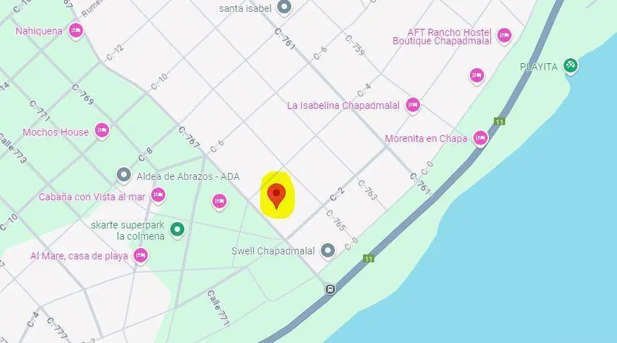 Lote de 20 x 58, a una cuadra del mar. CHAPADMALAL 3