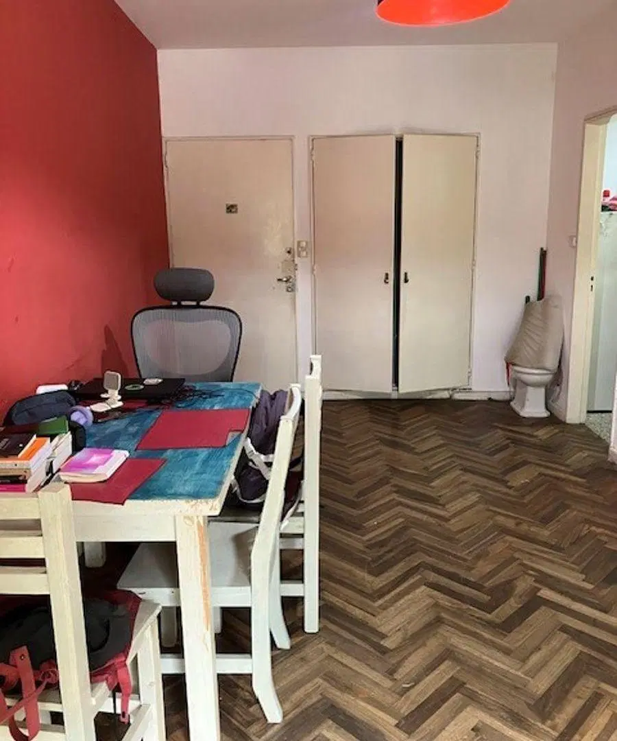2 ambientes al contrafrente con balcón en venta Barracas 3
