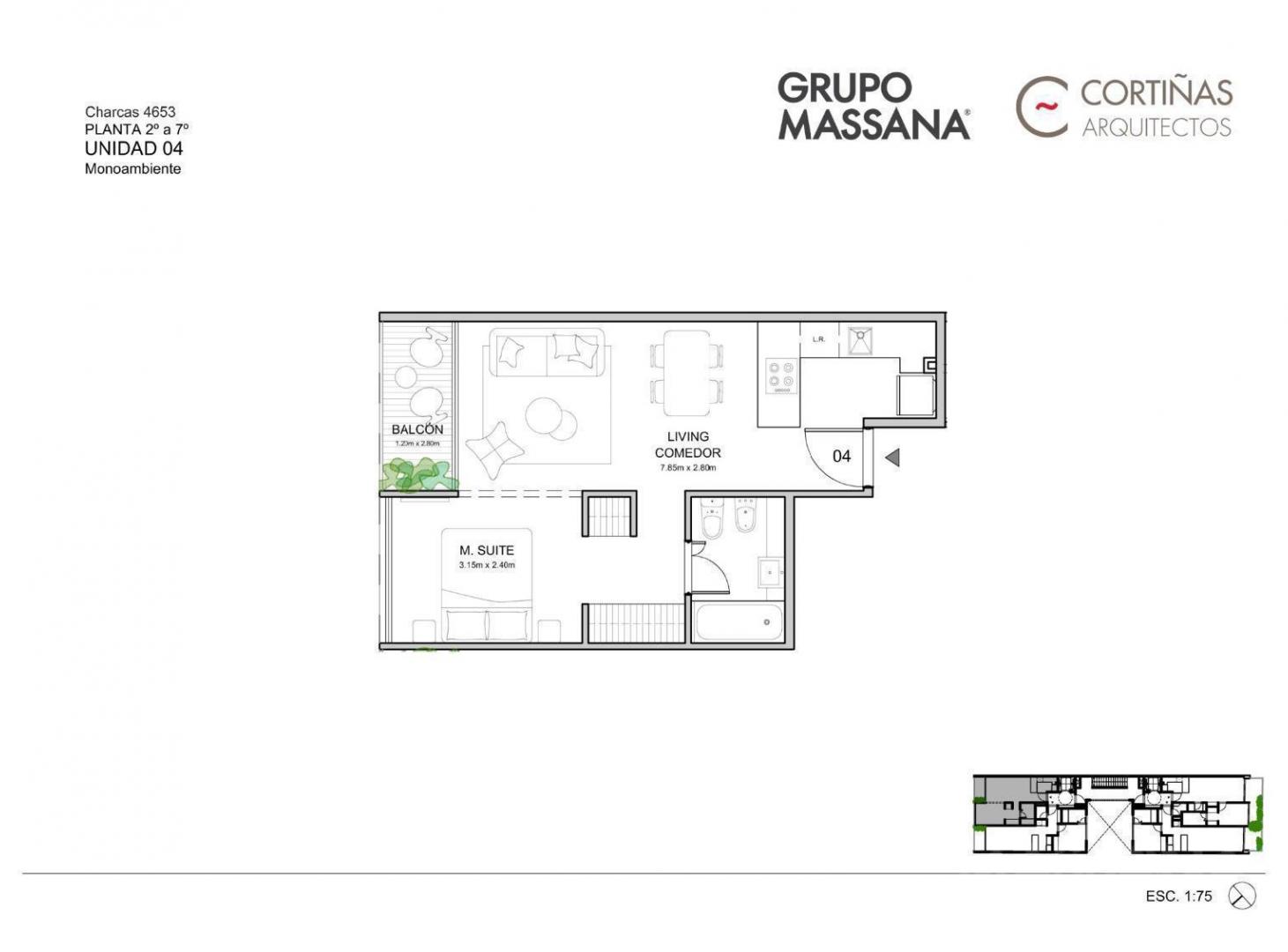 Foto de Departamento 2 AMB - Palermo SoHo - Diseñado por Carlos Ott -, imagen 1