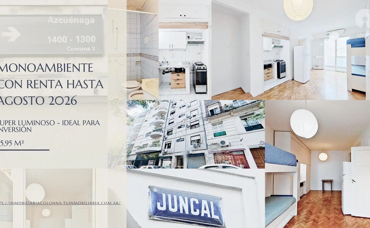 Venta Departamento monoambiente en Recoleta 2