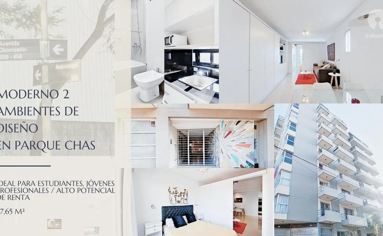 Venta, Departamento 2 ambientes en Parque Chas 2