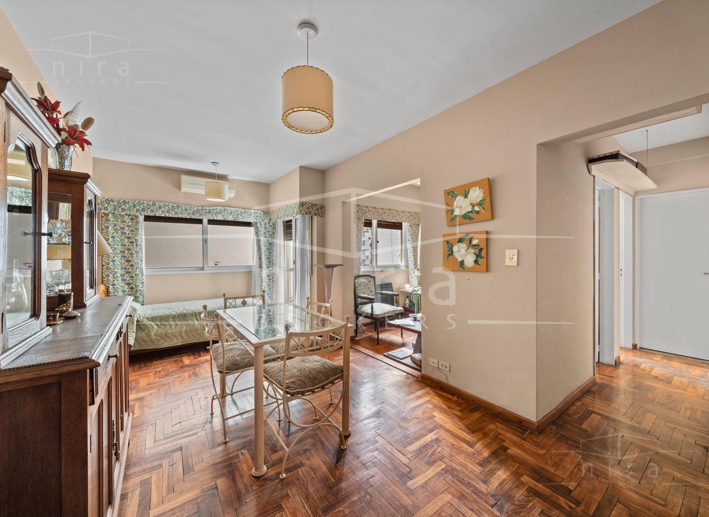 Recoleta Venta French 2881 piso 3 contrafte 2/3 amb piso de madera