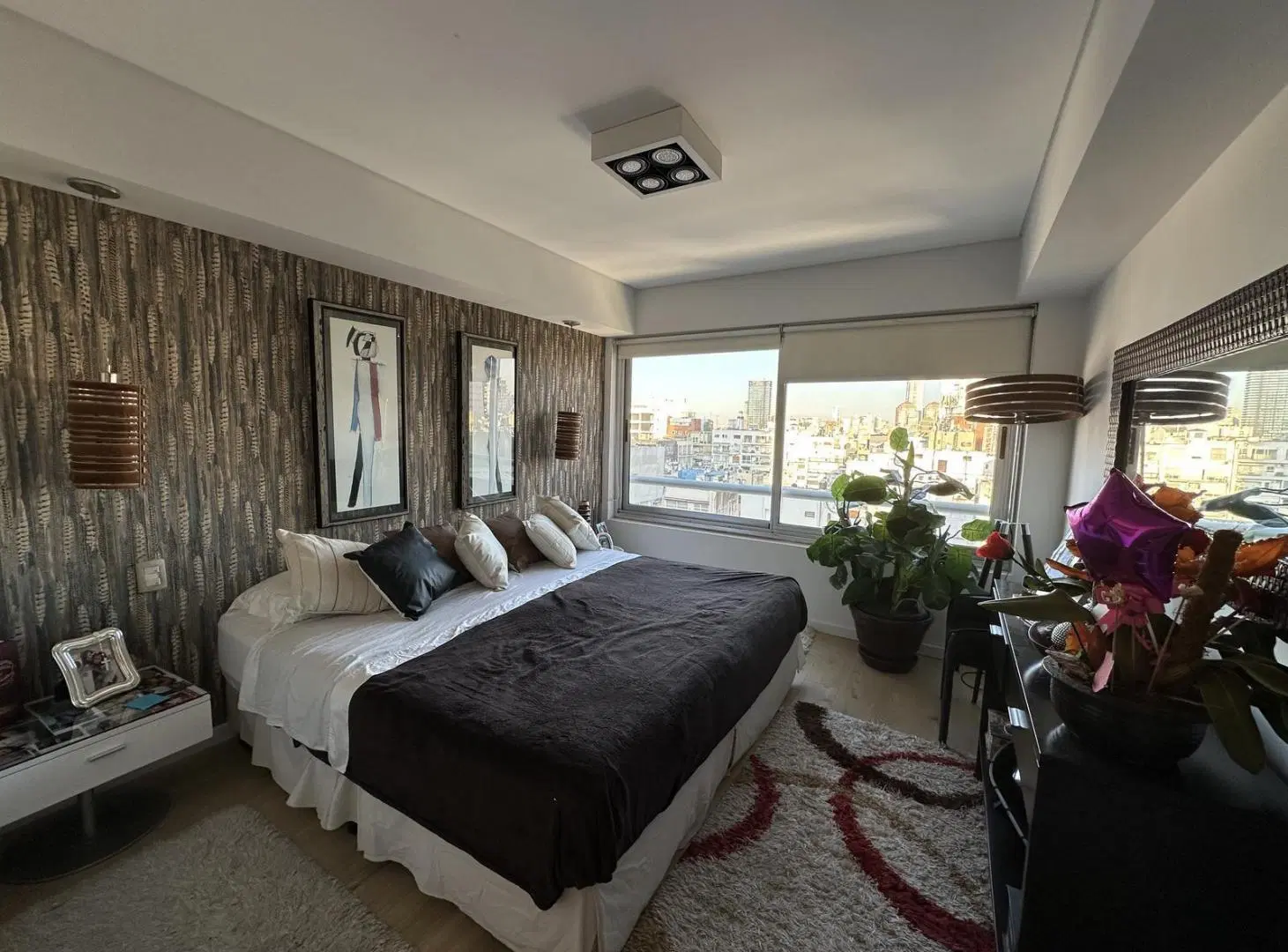 Alquiler 3 ambientes en Las Cañitas. Torre seguridad 24hs Full amenities. 1 cochera. Vista abierta 5