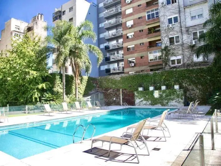 Departamento 2 ambientes amplios amoblado Palermo. Seguridad24hs, Amenities. 2
