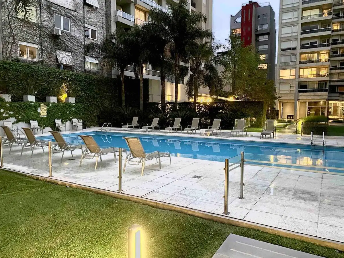 Departamento 2 ambientes amplios amoblado Palermo. Seguridad24hs, Amenities. 4