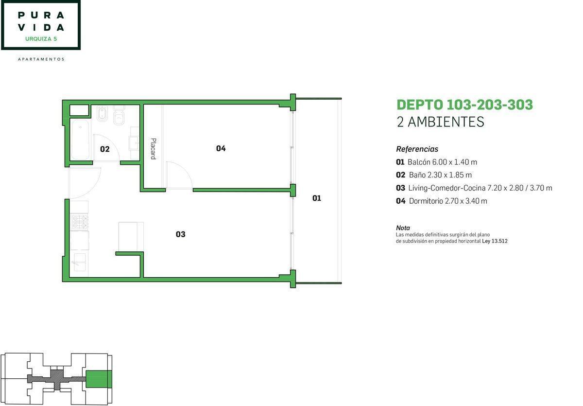VENTA DEPTO 2 AMB FULL AMENITIES VILLA URQUIZA