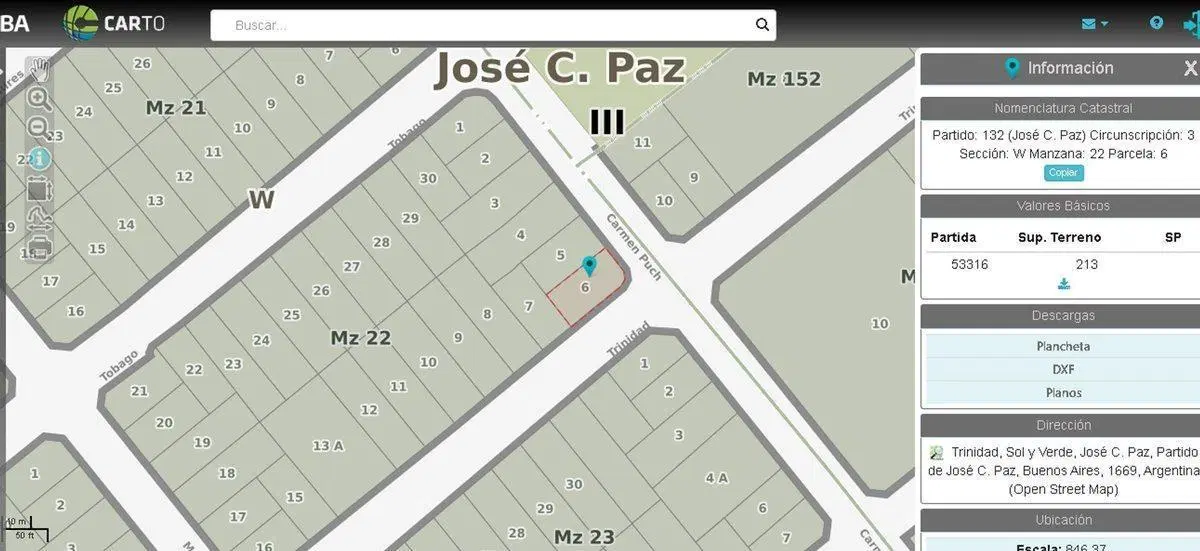 Venta terreno de 213 m2 en José c Paz 2