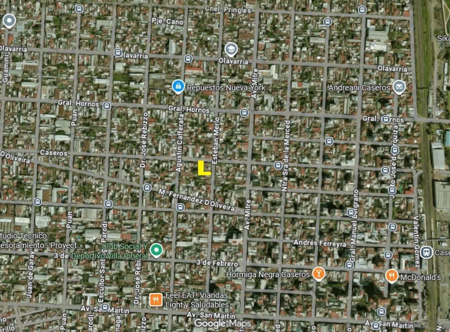 VENTA LOTES EN BLOQUE CASEROS 820 m2 IDEAL DESARR. 5