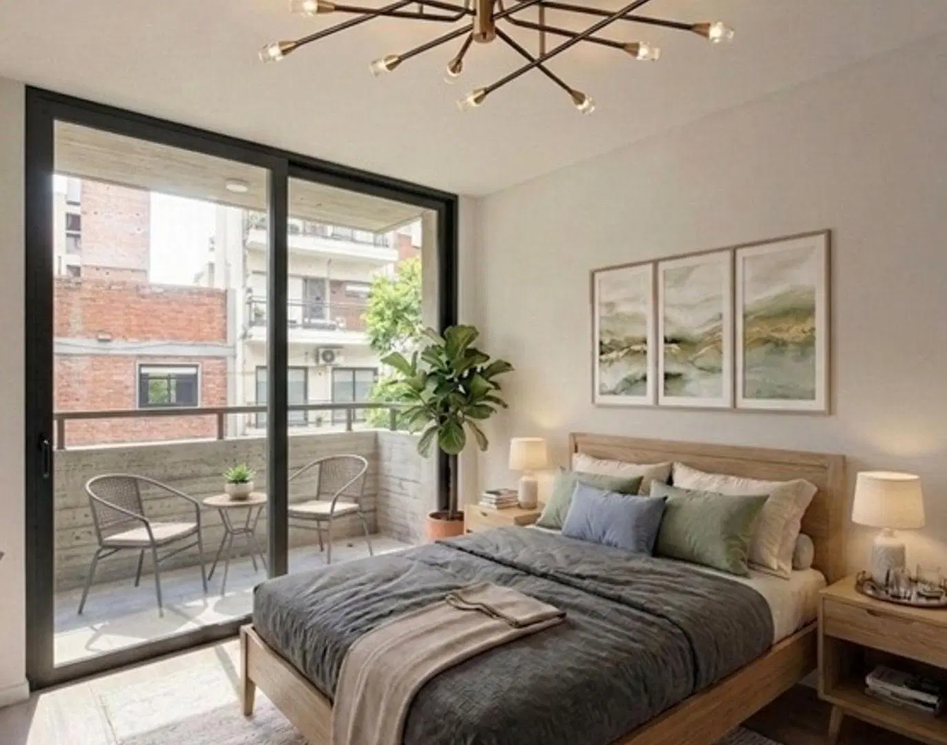 VENTA DPTO 2 AMB BALCÓN CONTRAFRENTE - PARQUE CHAS 3