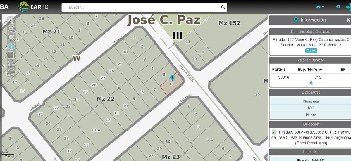 Foto de Venta terreno de 213 m2 en José c Paz, imagen 4
