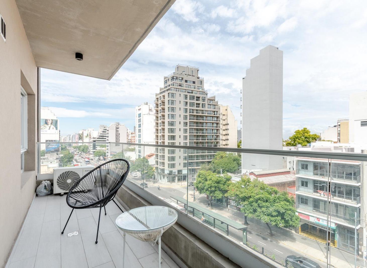 Foto de Moderno departamento en alquiler de tres ambientes con cochera en Núñez., imagen 1