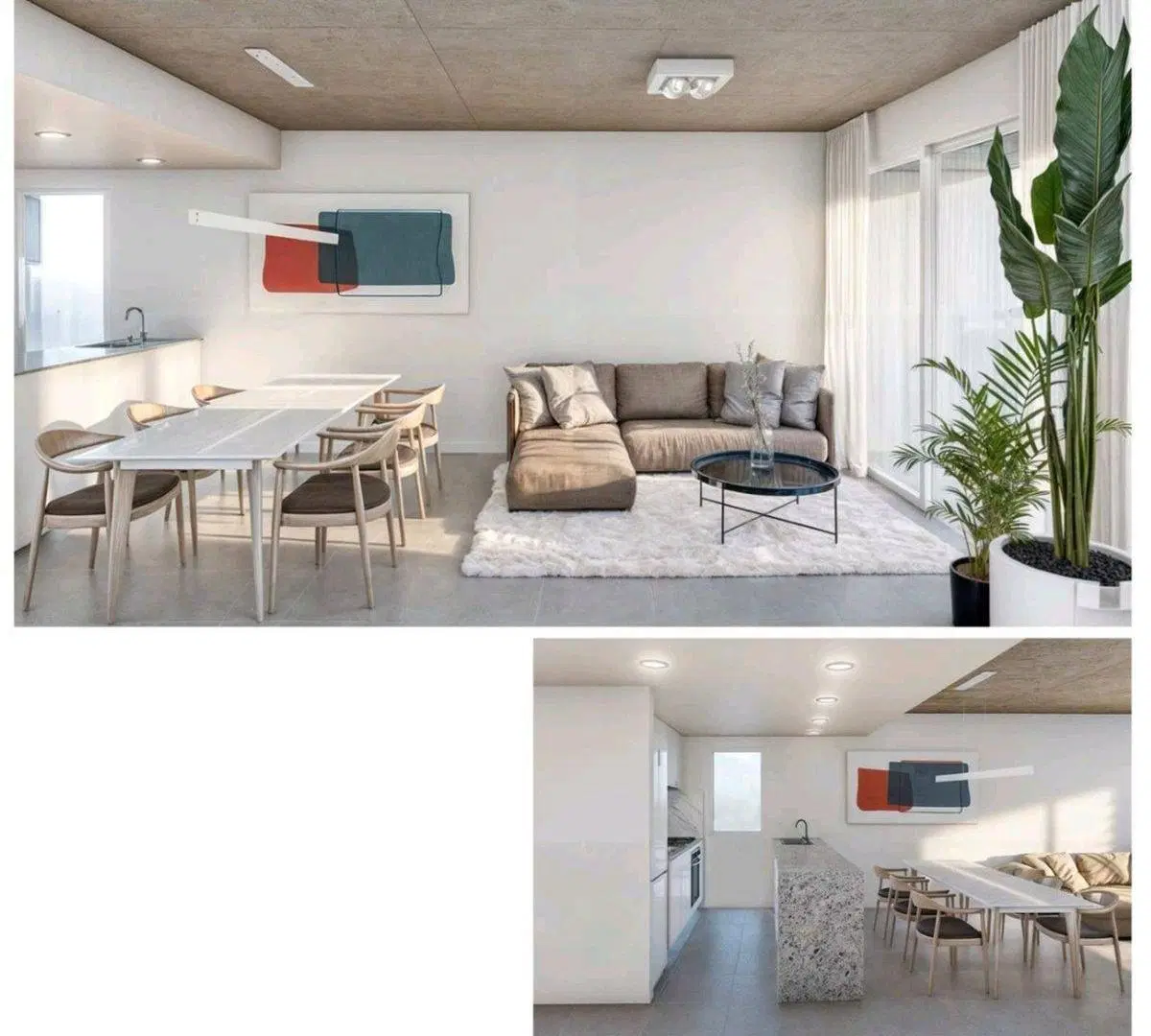 VENTA SEMI PISO 2 DORMITORIOS ABASTO A ESTRENAR 5