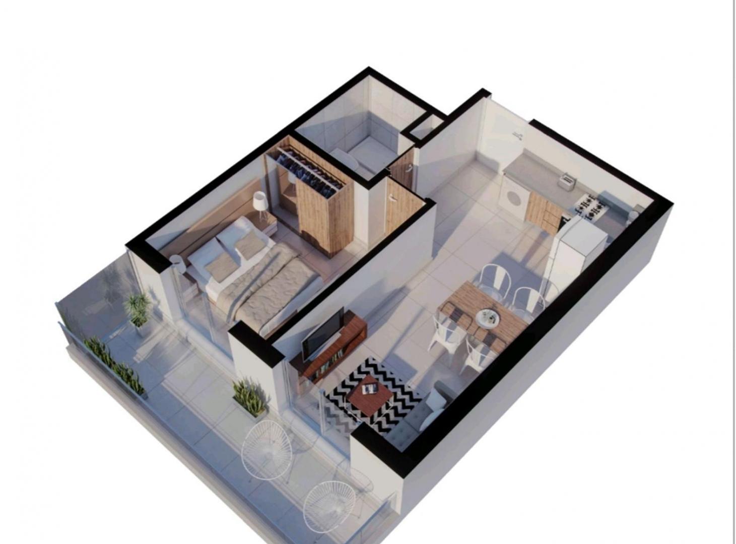 Foto de VENTA DEPTO 1 DORM. MSR MODENA 64, imagen 4