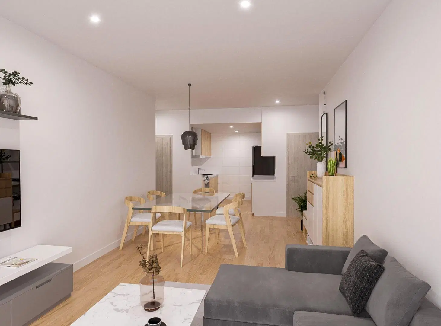 DEPARTAMENTO 3 AMB. AL FRENTE CON BALCON ( 87 M2 ) 2