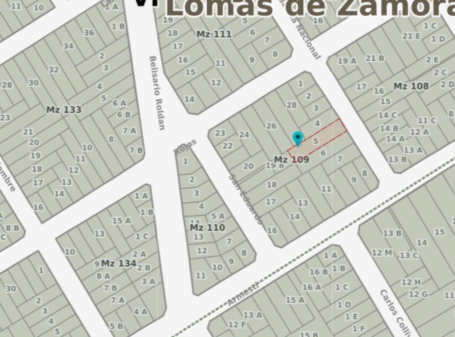 Foto de CASA A REFACCIONAR SOBRE LOTE DE 433 M2. BANFIELD, imagen 1