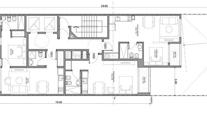 Studio divisible En edificio de Categoria Amenities Premium en Palermo