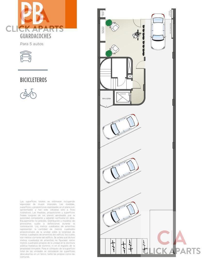 Venta - 3 ambientes con balcón aterrazado - En construcción - Villa Crespo