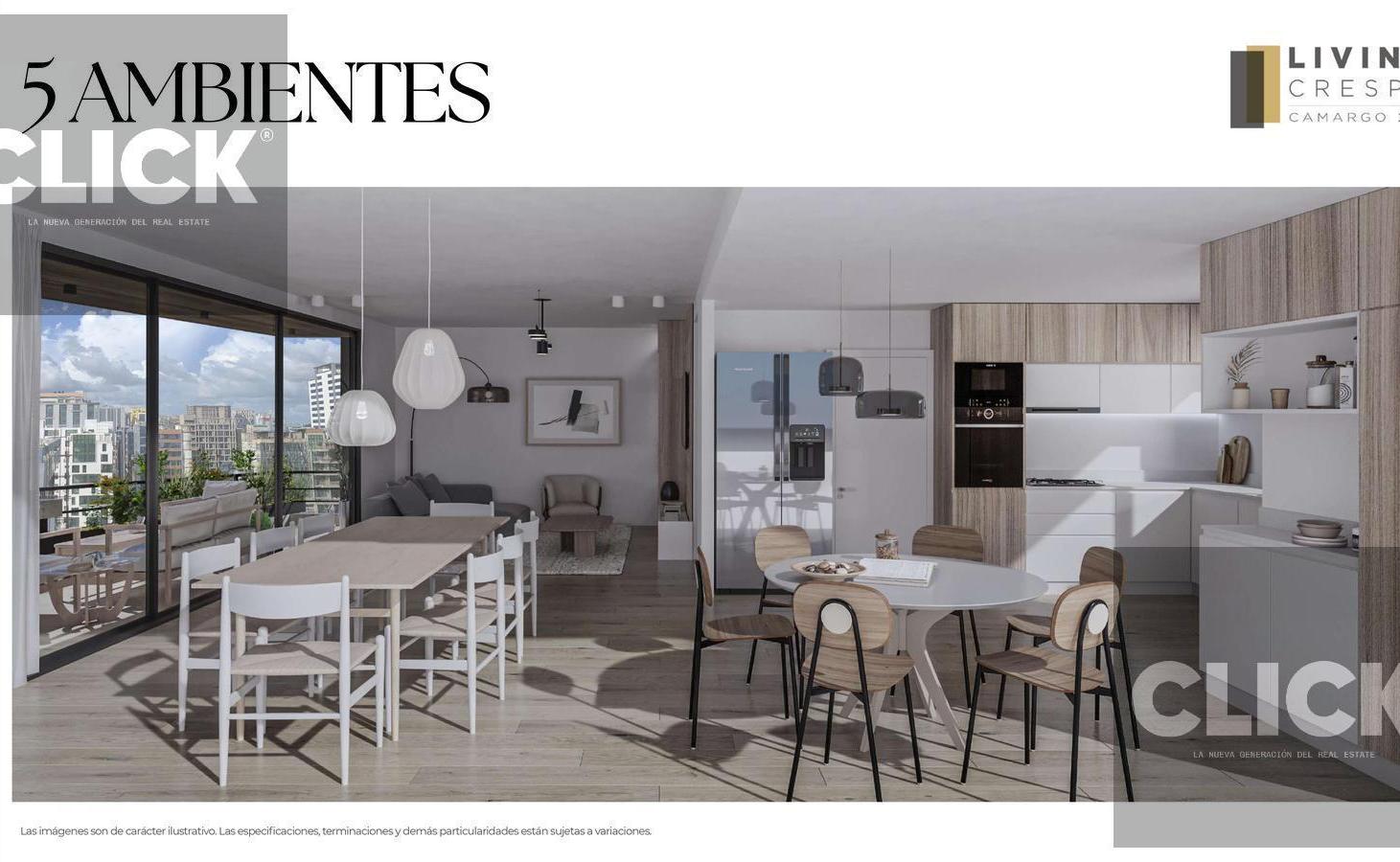 Departamento 5 ambientes- Pozo- Amenities- Villa Crespo