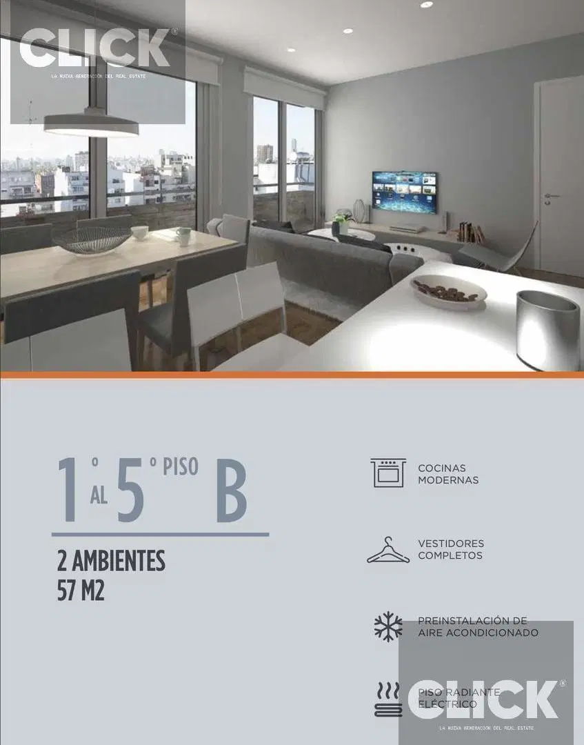 Venta - 2 ambientes con balcón - En construcción - Villa Crespo 3