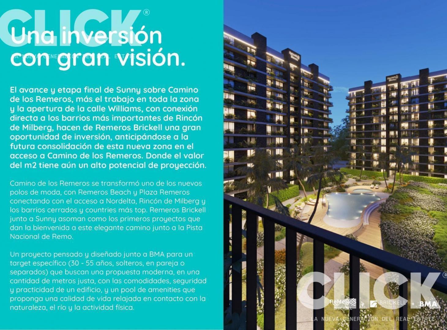 Foto de Venta - 3 ambientes con jardín - en construcción - Remeros Brickell, imagen 2