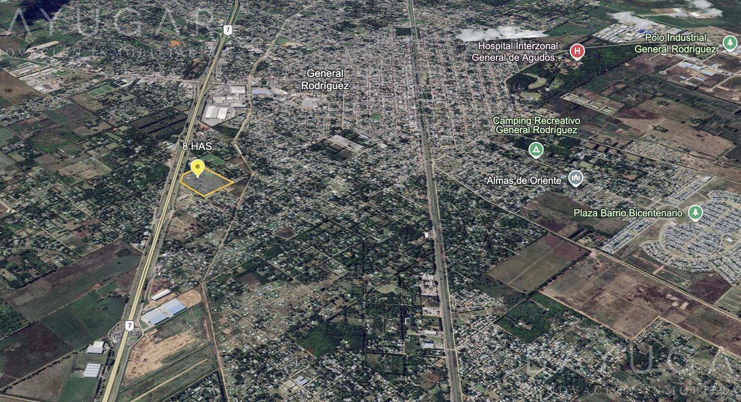 Venta Fracción 8 has - Acceso Oeste - Gral Rodriguez