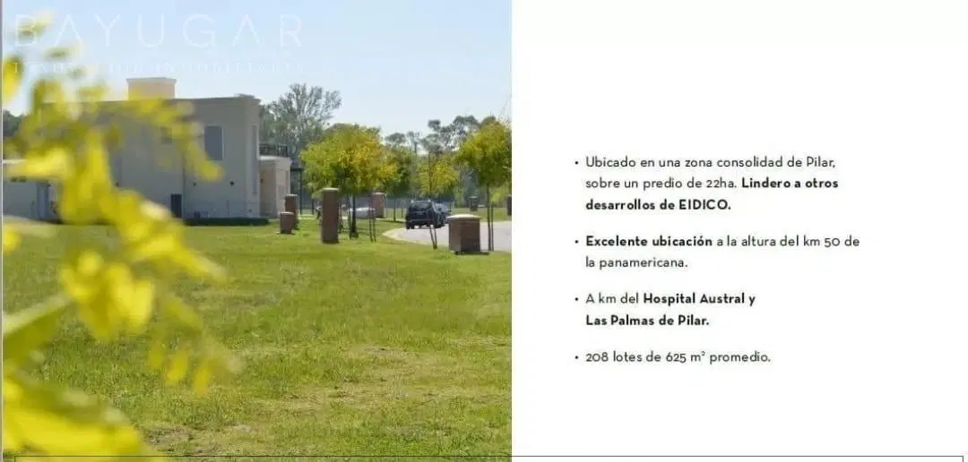 Venta Lotes en San Pablo Chico / Pilar - Precio Total 3