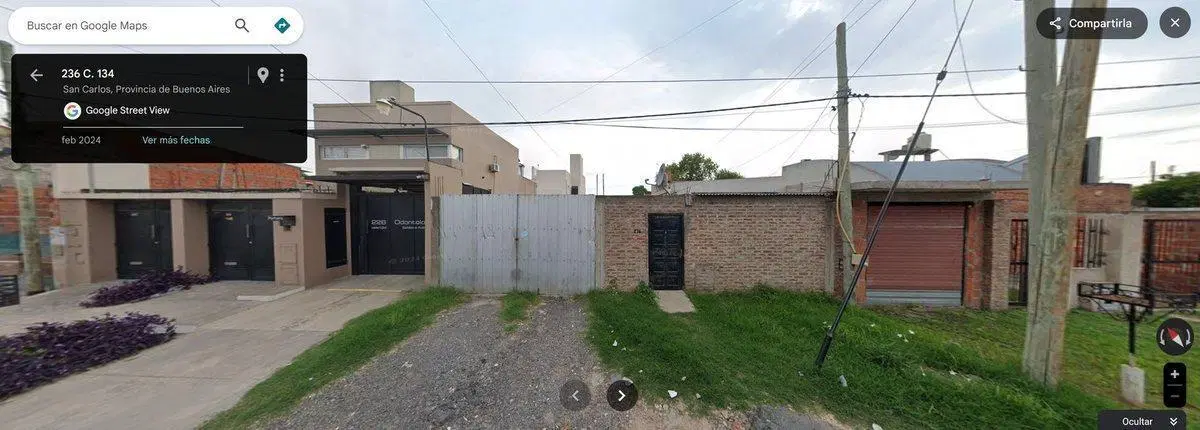 LOTE EN VENTA LA PLATA CON CONSTRUCCION A TERMINAR 3