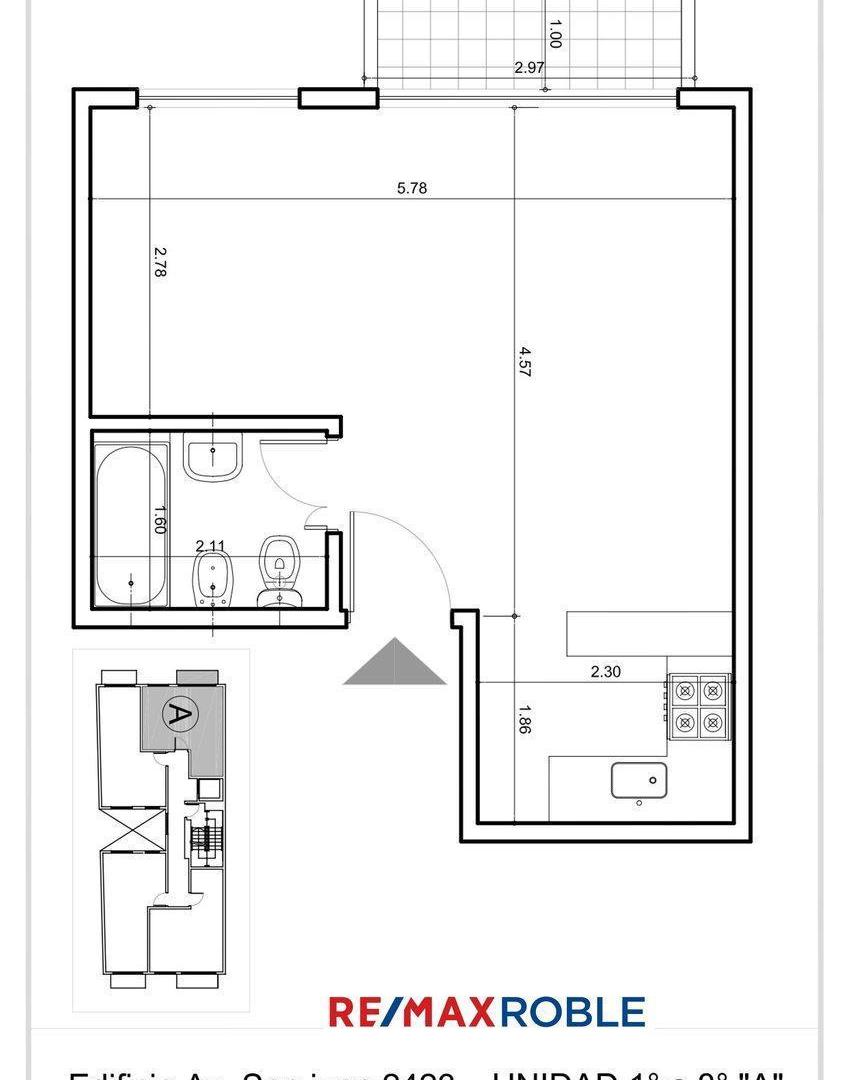 DEPARTAMENTO EN VENTA MONOAMBIENTE SAN CRISTOBAL