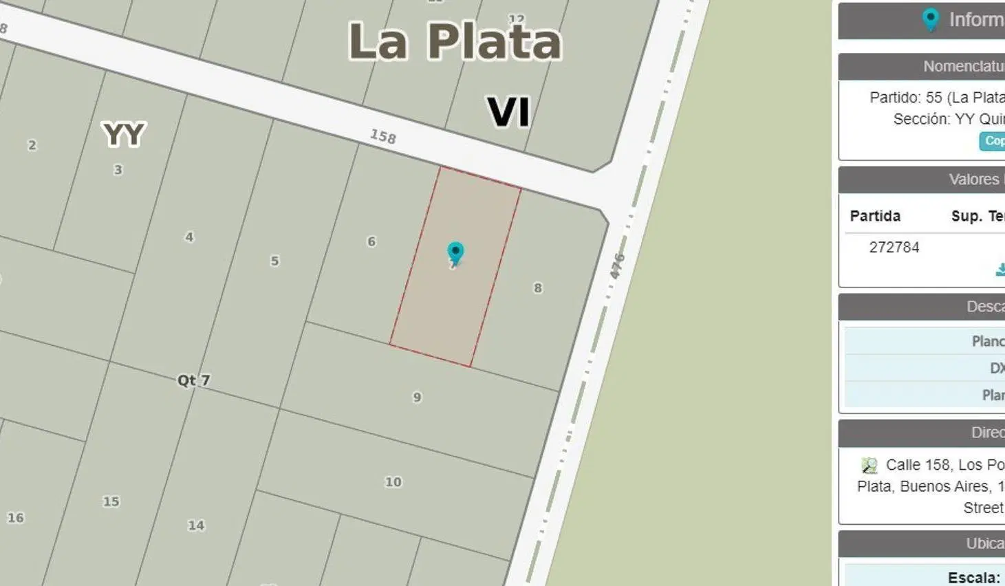 LOTE EN VENTA CITY BELL CON CONSTRUCCION Y PILETA 3