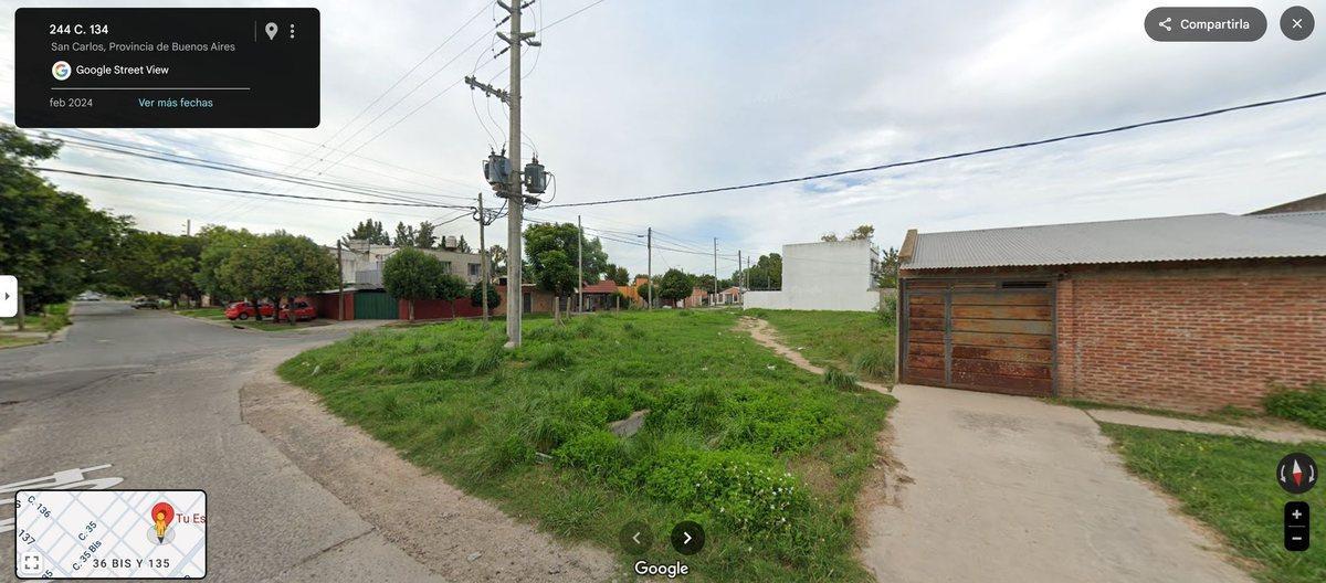 LOTE EN VENTA EN LA PLATA CON ESCRITURA
