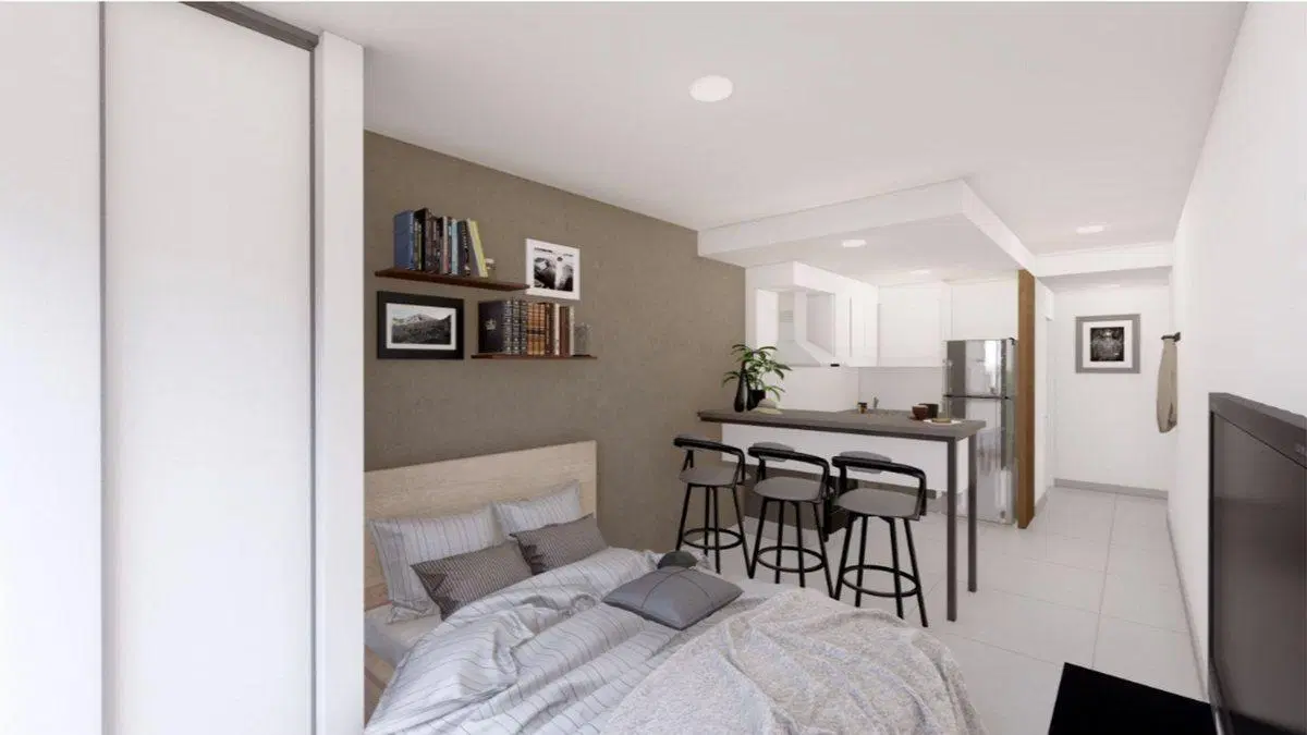 DEPARTAMENTO VENTA ALMAGRO 1 AMBIENTE BALCON 3
