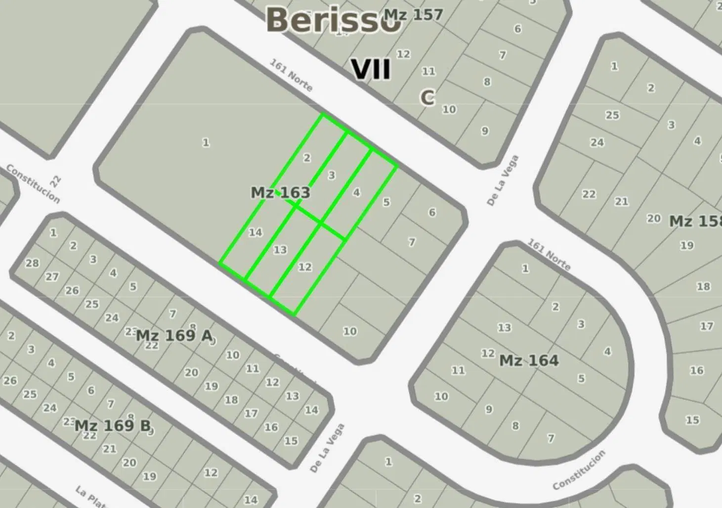 LOTE EN VENTA BERISSO 1800 M2 3