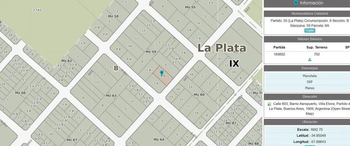 LOTE EN VENTA VILLA ELVIRA LA PLATA 750 M2 3