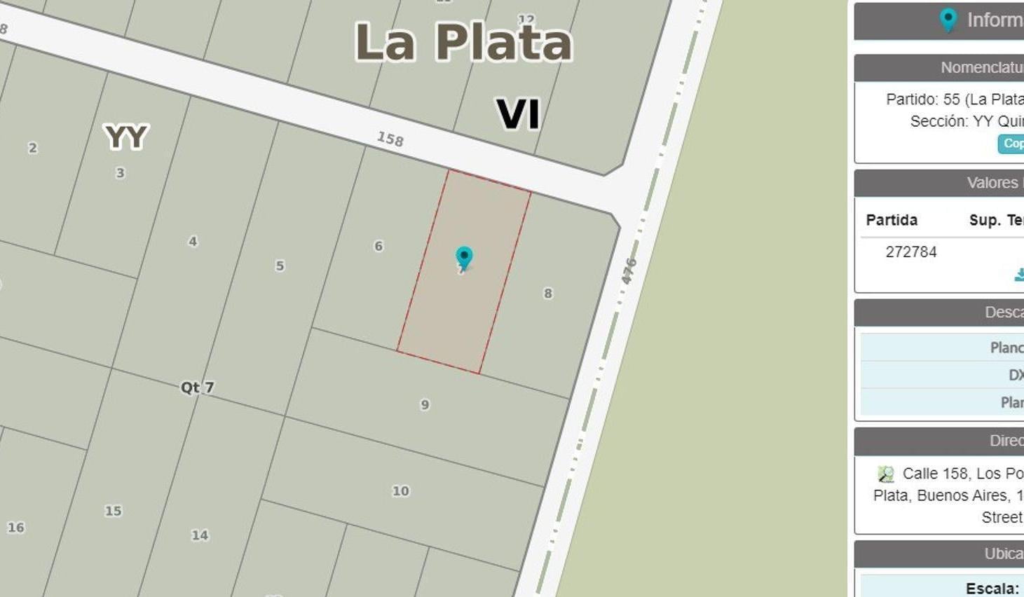 Foto de LOTE EN VENTA CITY BELL CON CONSTRUCCION Y PILETA, imagen 1