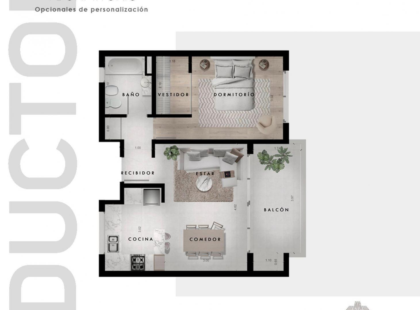 Foto de Departamento venta La Plata. 1 dormitorio y balcón, imagen 4